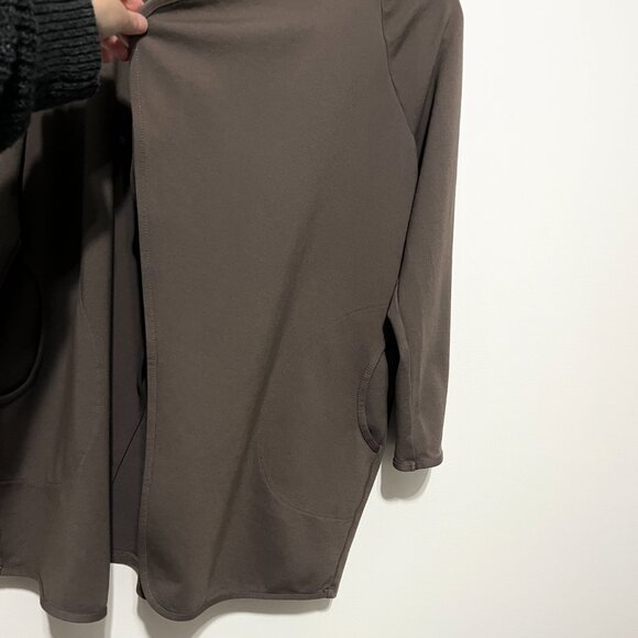 Clara Sun Woo Womens Open Ponte Cardigan M Lagenlook Lagom Capsule Layers Artsy - Picture 5 of 7
